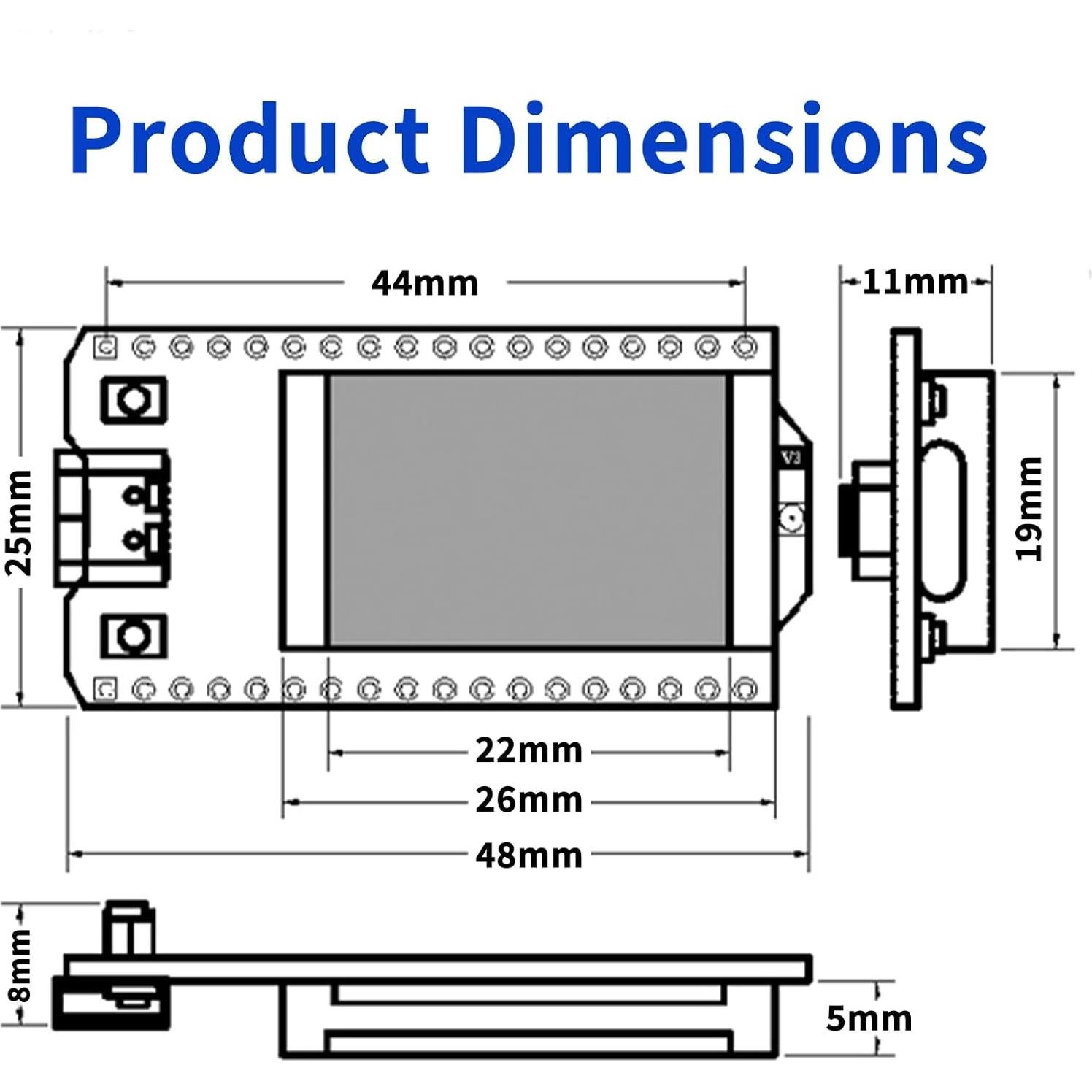 Placa de Desarrollo ESP32 LoRa V3 Meshnology con OLED 0.96"
