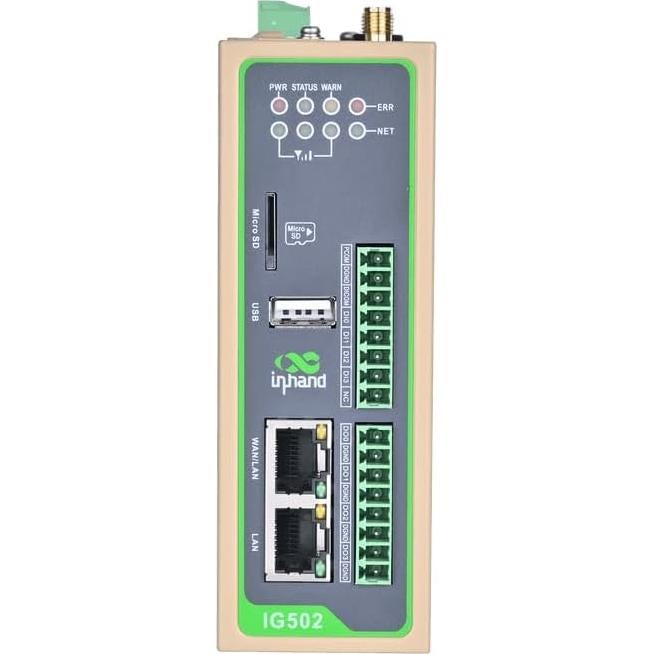 Puerta de Enlace InHand Networks IG502 4G LTE para IoT Industrial