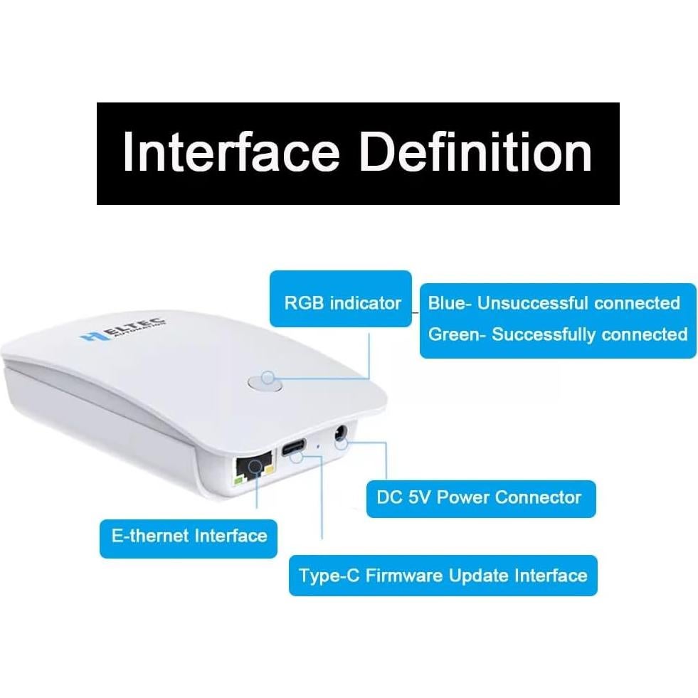 Puerta de Enlace LoRaWAN HT-M7603 8 Canales Wi-Fi/Ethernet