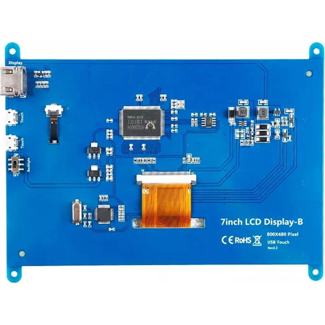 Pantalla Táctil 7" DIYables para Raspberry Pi - Monitor HDMI