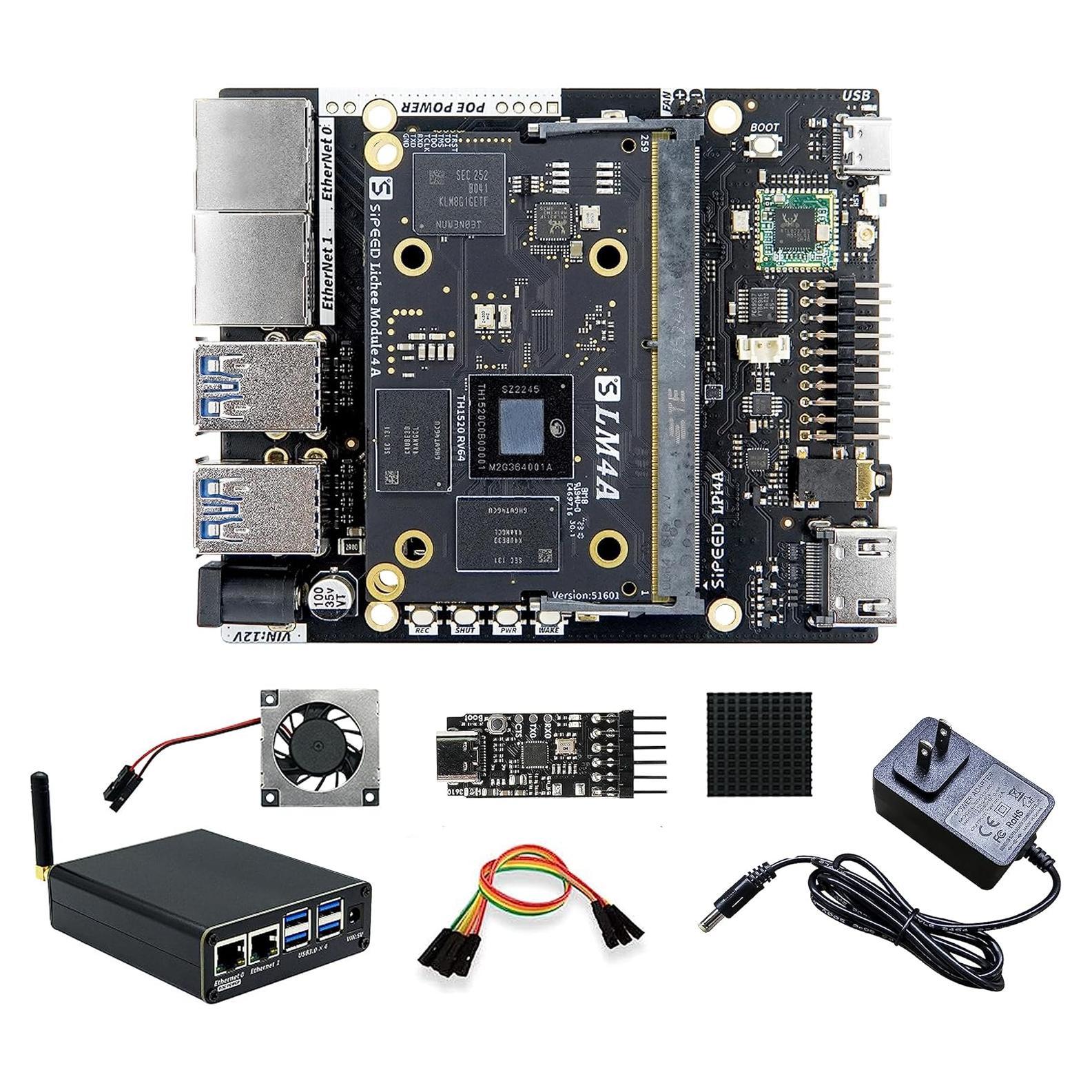 LicheePi 4A Computadora de Placa Única RISC-V 16GB 4K