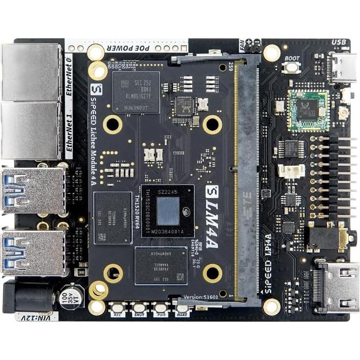 LicheePi 4A Computadora de Placa Única RISC-V 16GB 4K