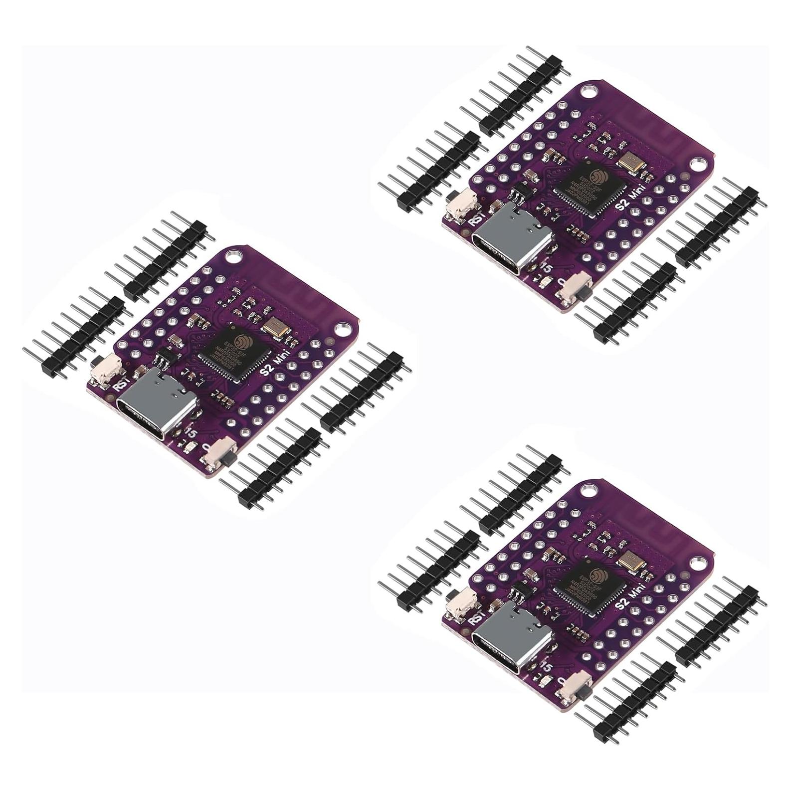 3 Piezas Placa WiFi IOT AEDIKO ESP32 S2 USB Tipo-C 4MB Flash