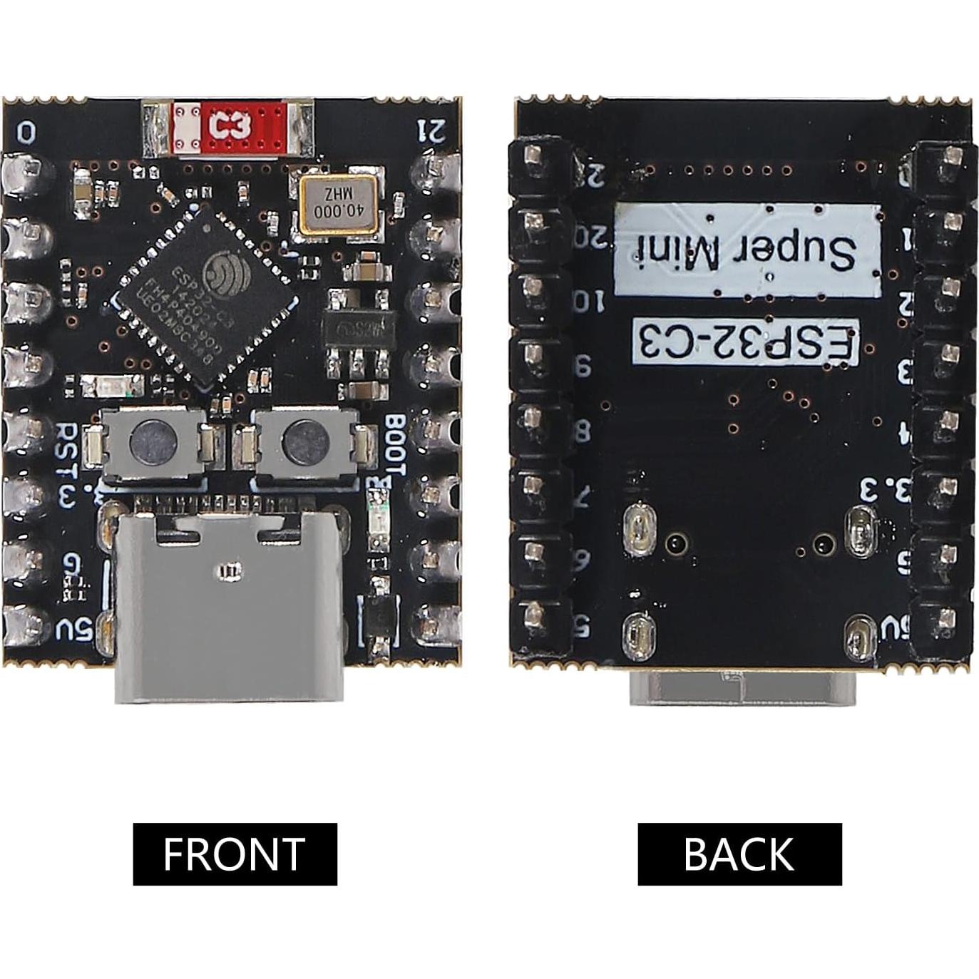 Placa de Desarrollo Mini ESP32-C3 DORHEA 2 Pcs WiFi Bluetooth