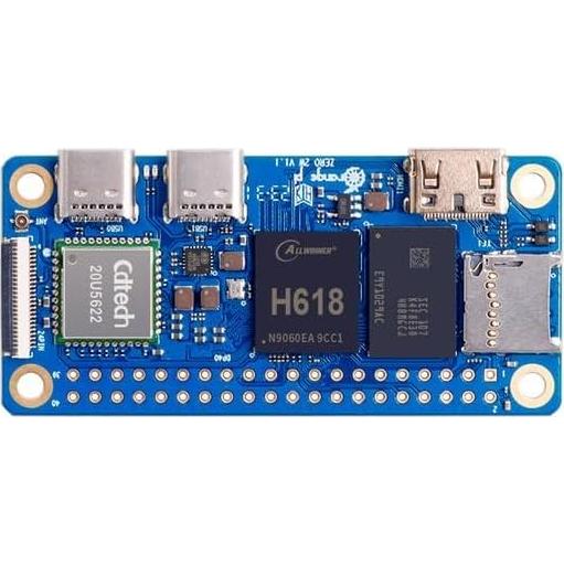 Orange Pi Zero 2W 1GB LPDDR4 Cuádruple Núcleo 4K HDMI