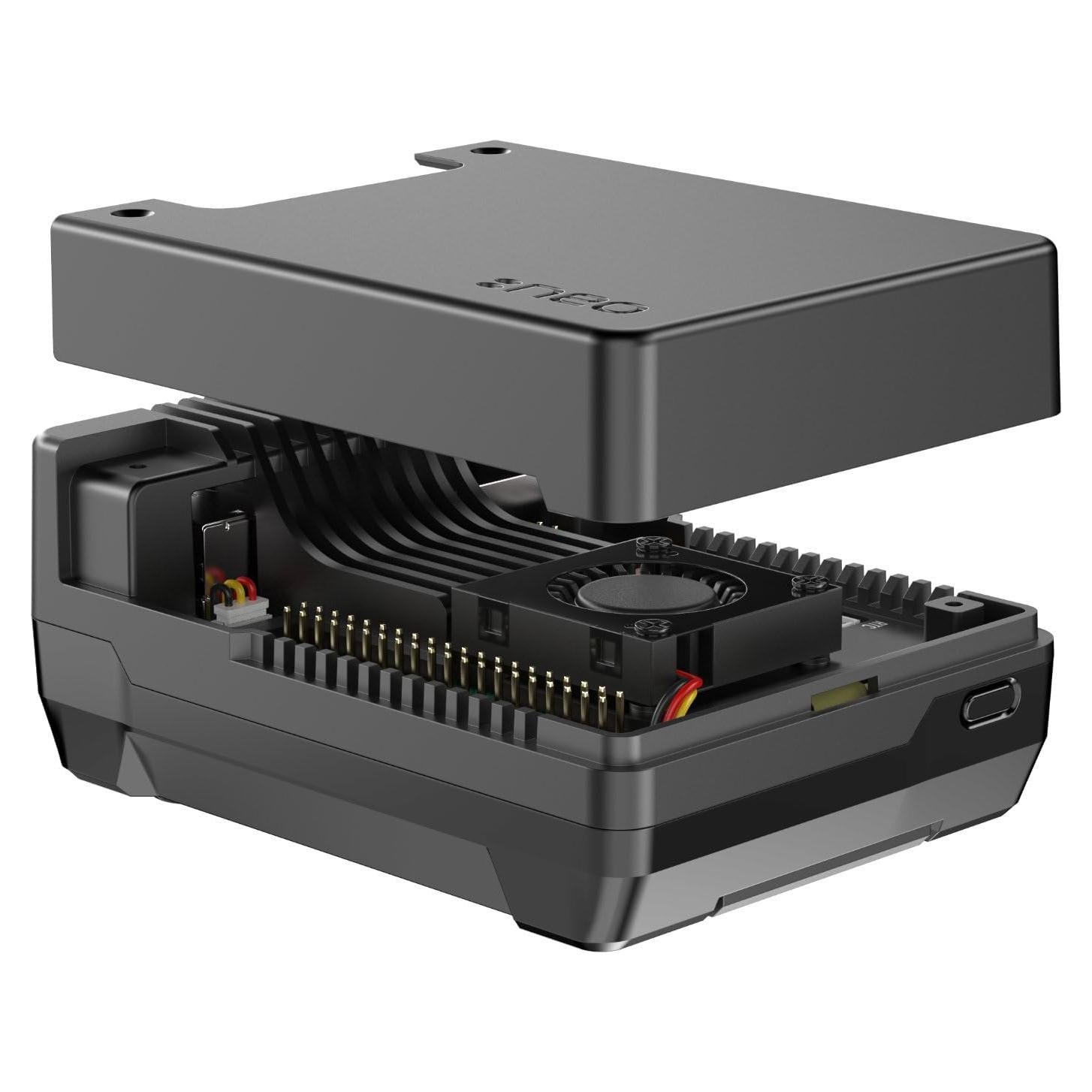 Caja Argon NEO 5 M.2 NVME para Raspberry Pi 5 con ventilador