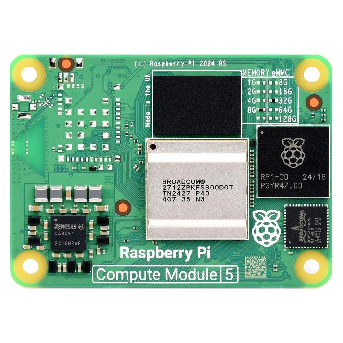 Módulo de Computación Waveshare CM5008032 8GB RAM 32GB eMMC