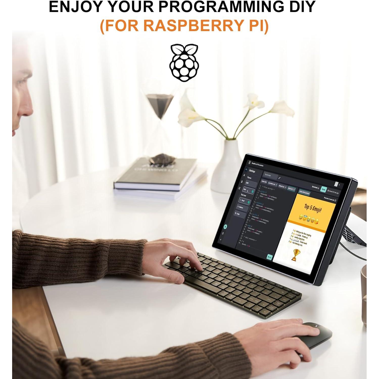Monitor Táctil 7" Gallagher 1920x1080 para Raspberry Pi