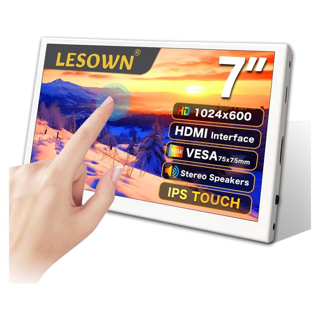 Monitor Portátil 7" Lesown P70CW-T IPS Táctil 1024x600