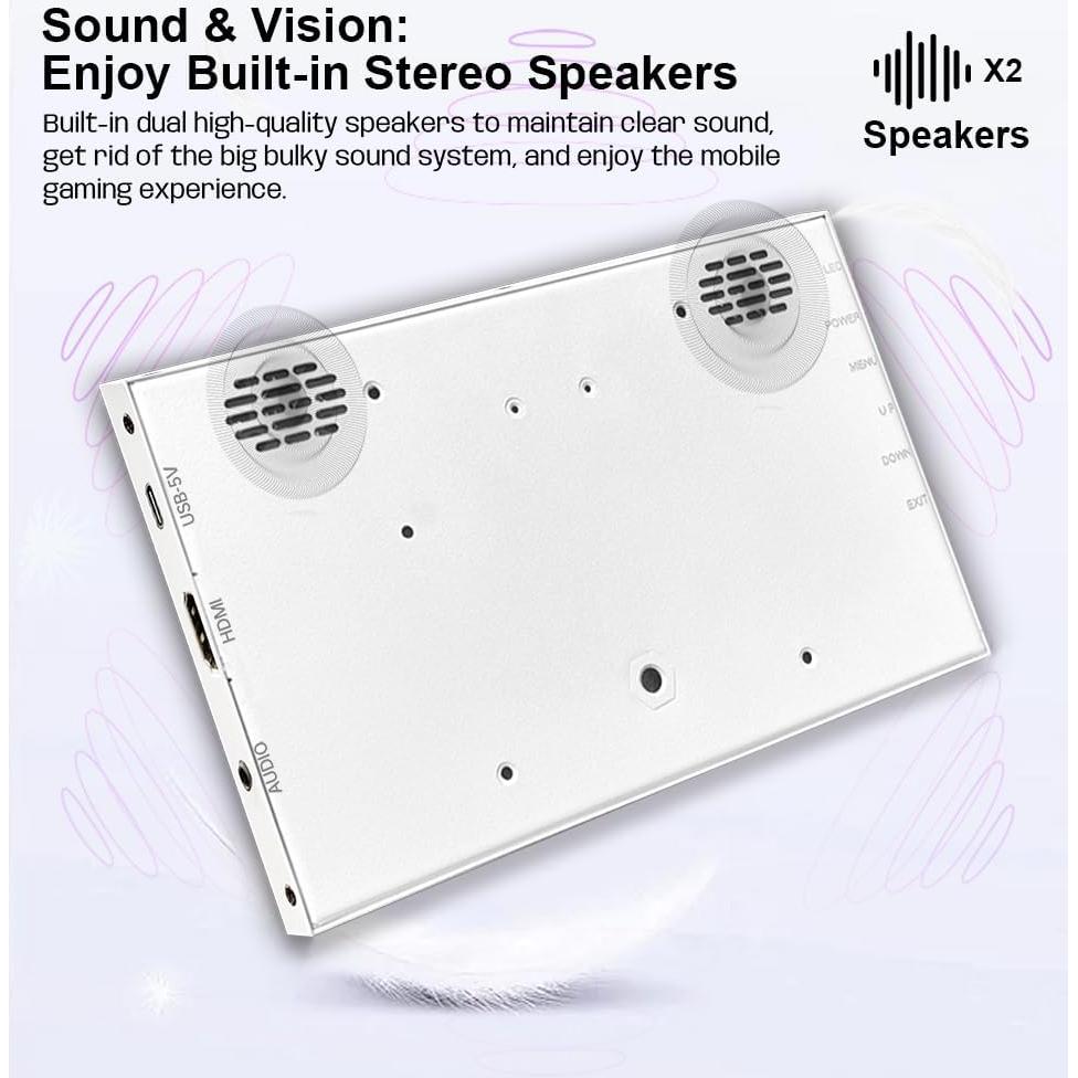 Monitor Portátil 7" Lesown P70CW-T IPS Táctil 1024x600