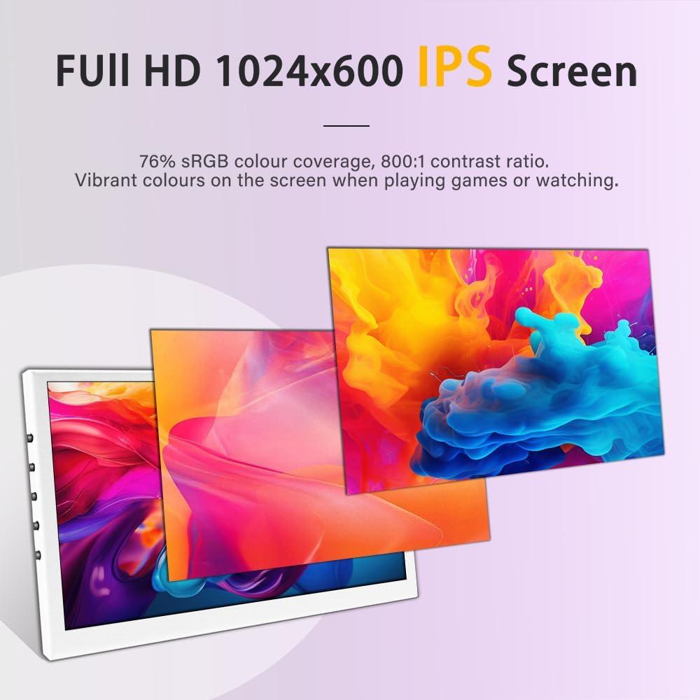 Monitor Portátil 7" Lesown P70CW-T IPS Táctil 1024x600