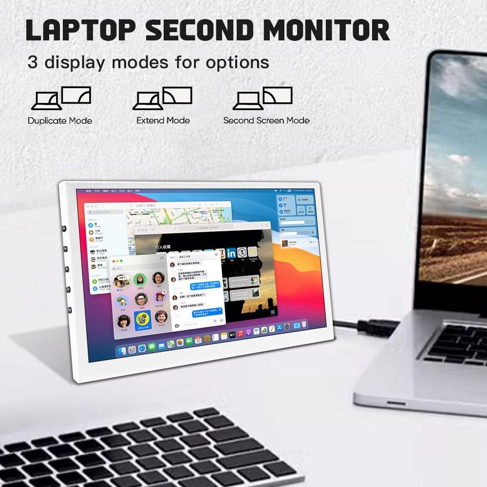 Monitor Portátil 7" Lesown P70CW-T IPS Táctil 1024x600