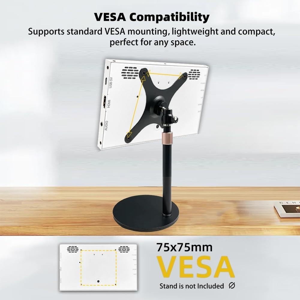 Monitor Portátil 7" Lesown P70CW-T IPS Táctil 1024x600