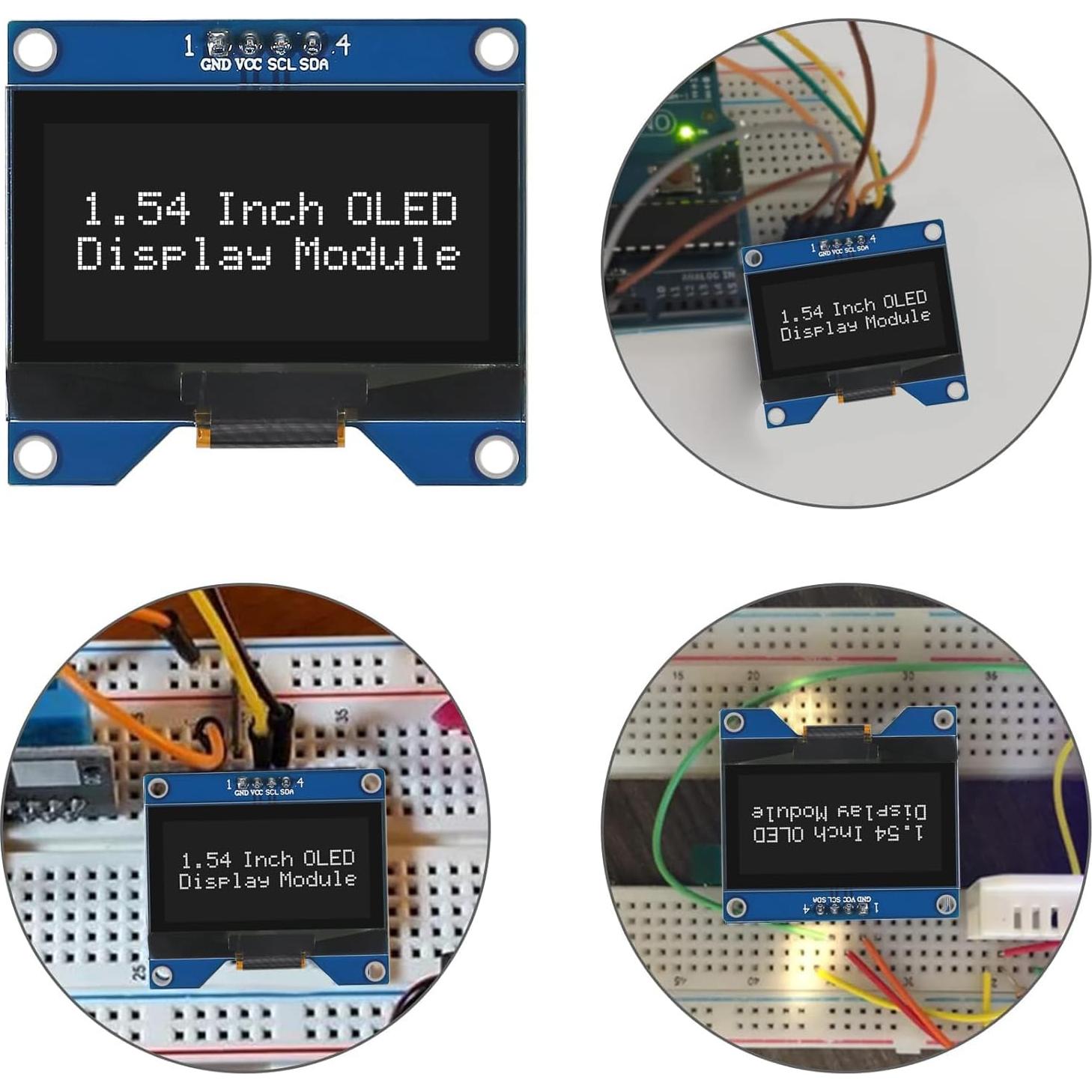 Módulo OLED 1.54" Coliao 128x64 I2C SSD1309 Pantalla