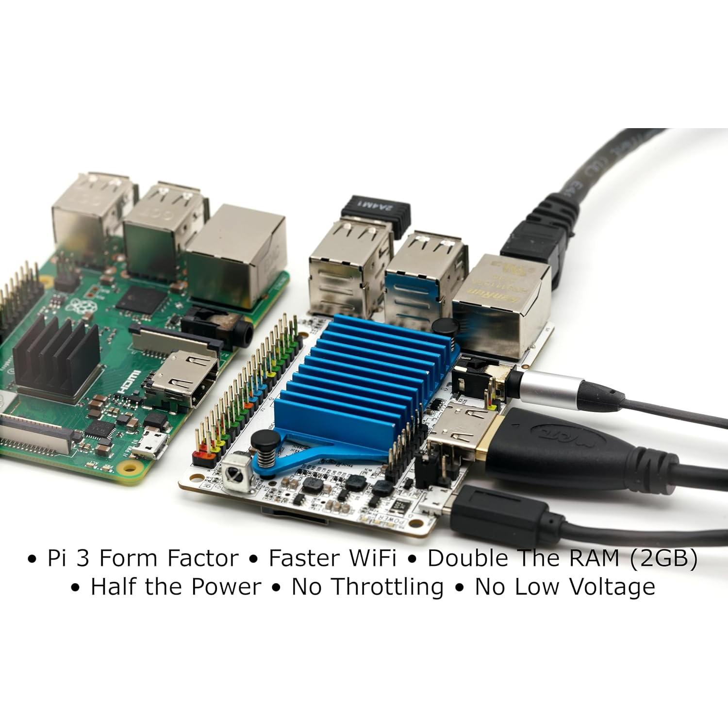 Libre Computer Le Potato AML-S905X-CC SBC Kit Inicio 2GB RAM