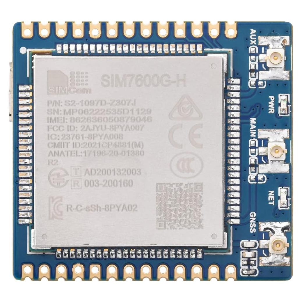 Módulo 4G Waveshare SIM7600G-H para Raspberry Pi, GNSS