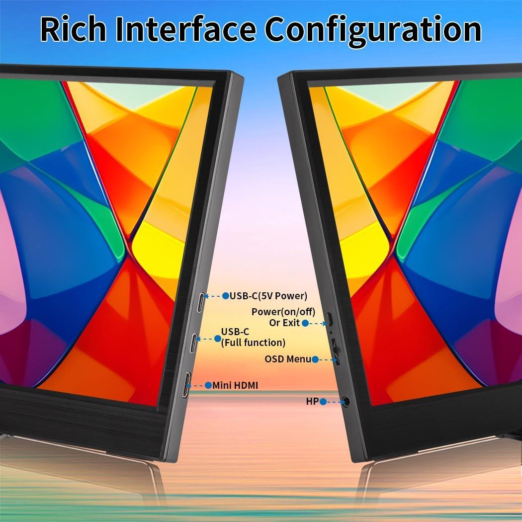 Monitor Portátil Magedok 11.6" HDMI 1366x768 IPS USB-C