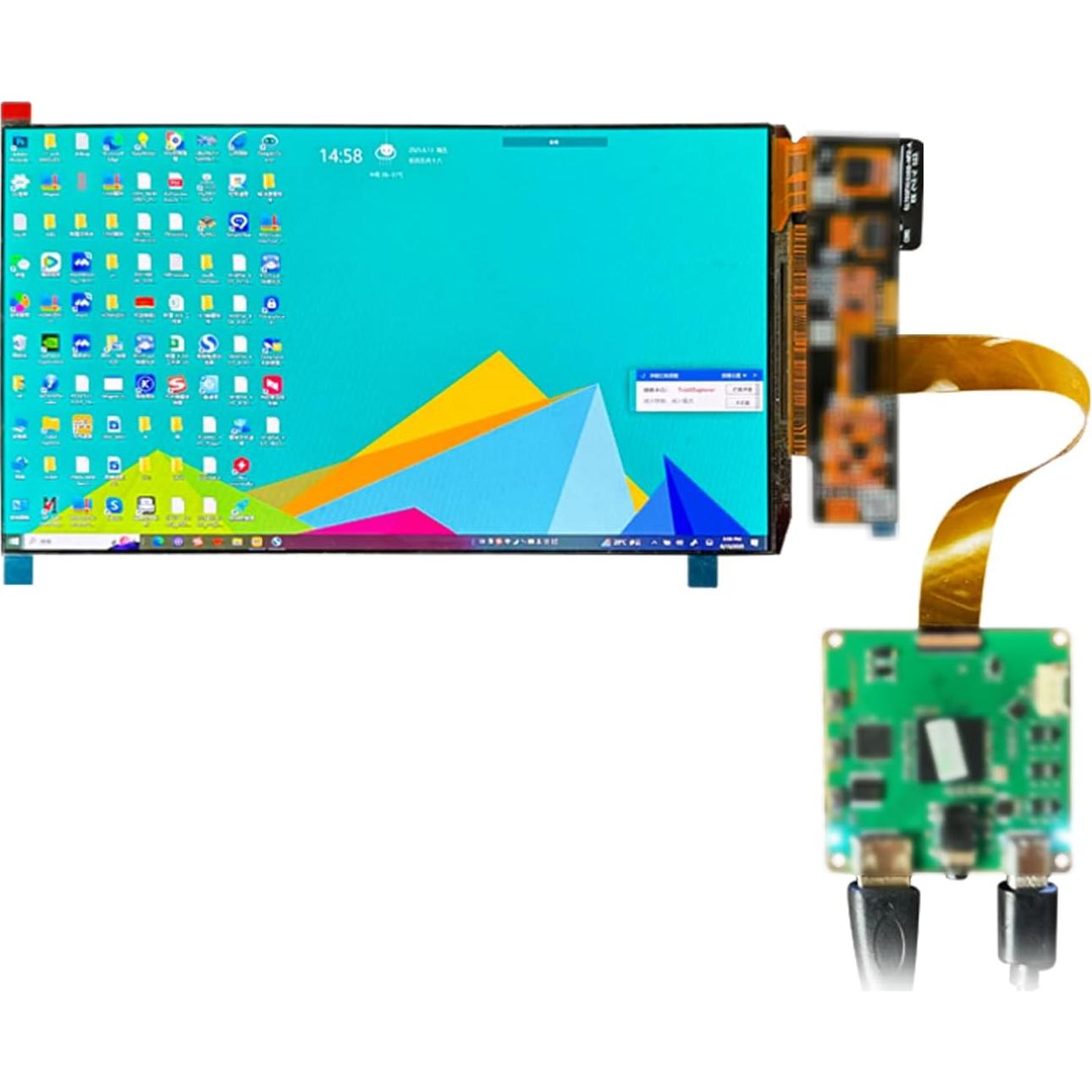 Pantalla AMOLED 7" FHD 90Hz 850 Nits Wisecoco Táctil