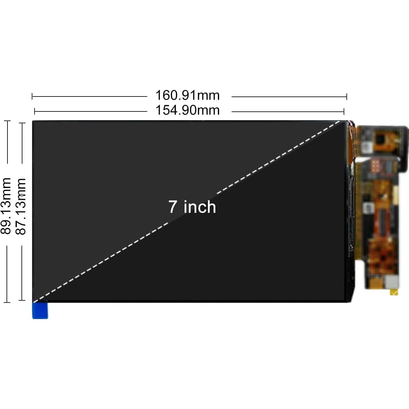 Pantalla AMOLED 7" FHD 90Hz 850 Nits Wisecoco Táctil