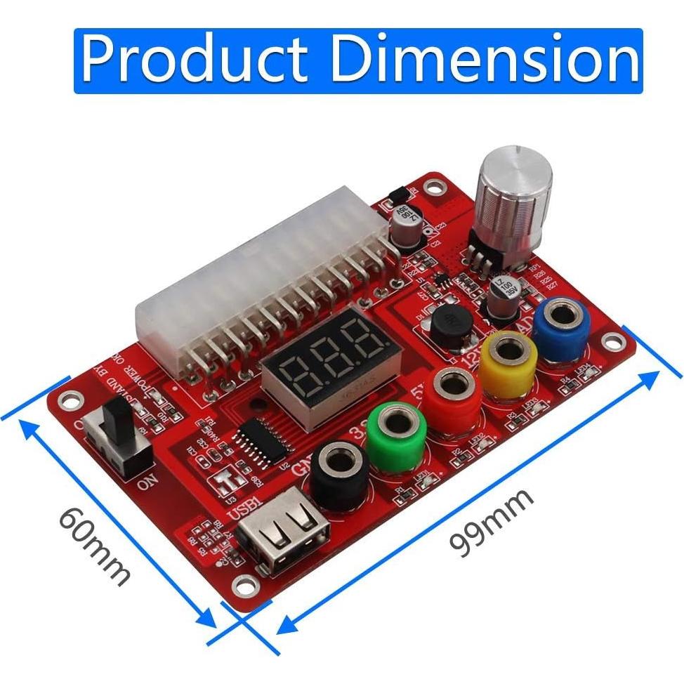 Kit Placa Distribución Fuente Alimentación ATX SUPERPLUS 3.3V-12V