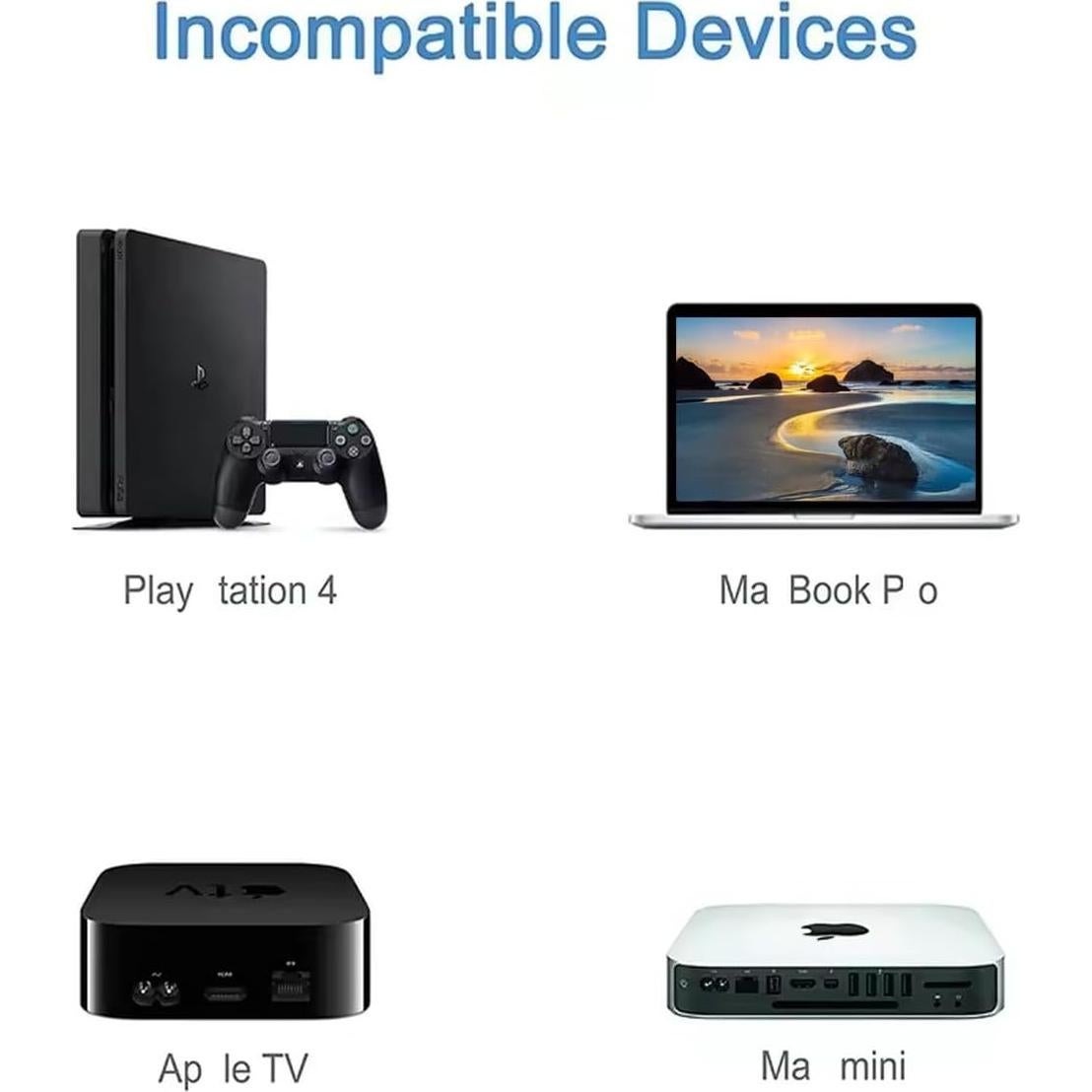 Adaptador HDMI a VGA Electronics Technology - 2 Paquete Negro