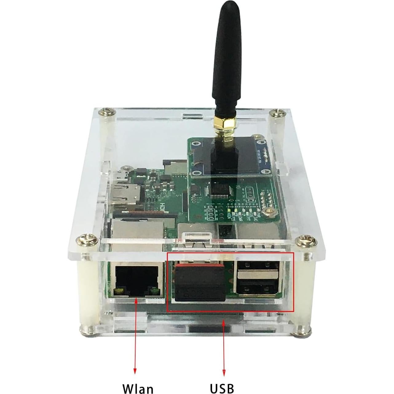 Hotspot MMDVM DMR WiFi Ethernet IWofii con Pantalla OLED