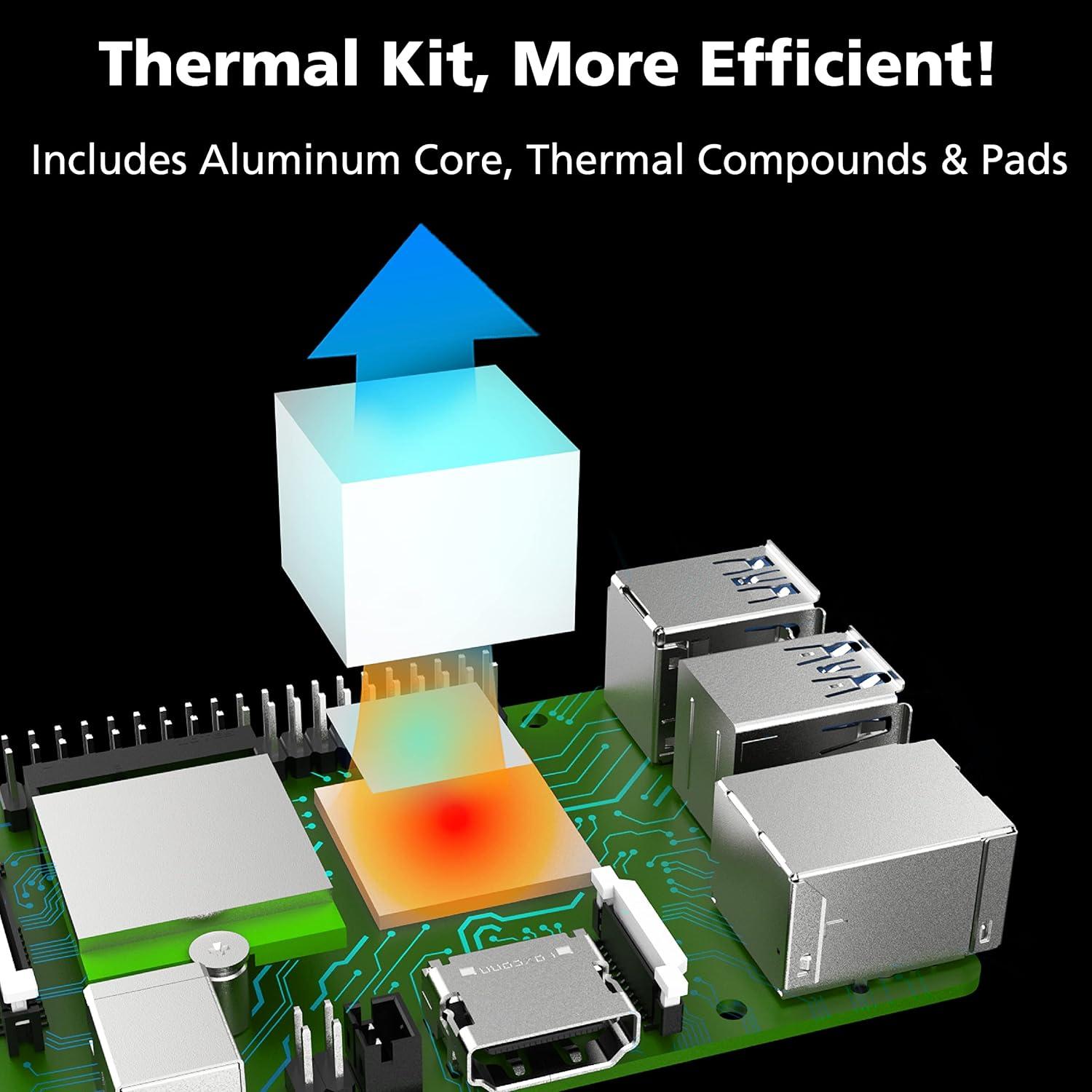 Caja de Aluminio Akasa Skyline Pro para Tinker Board 2/2S