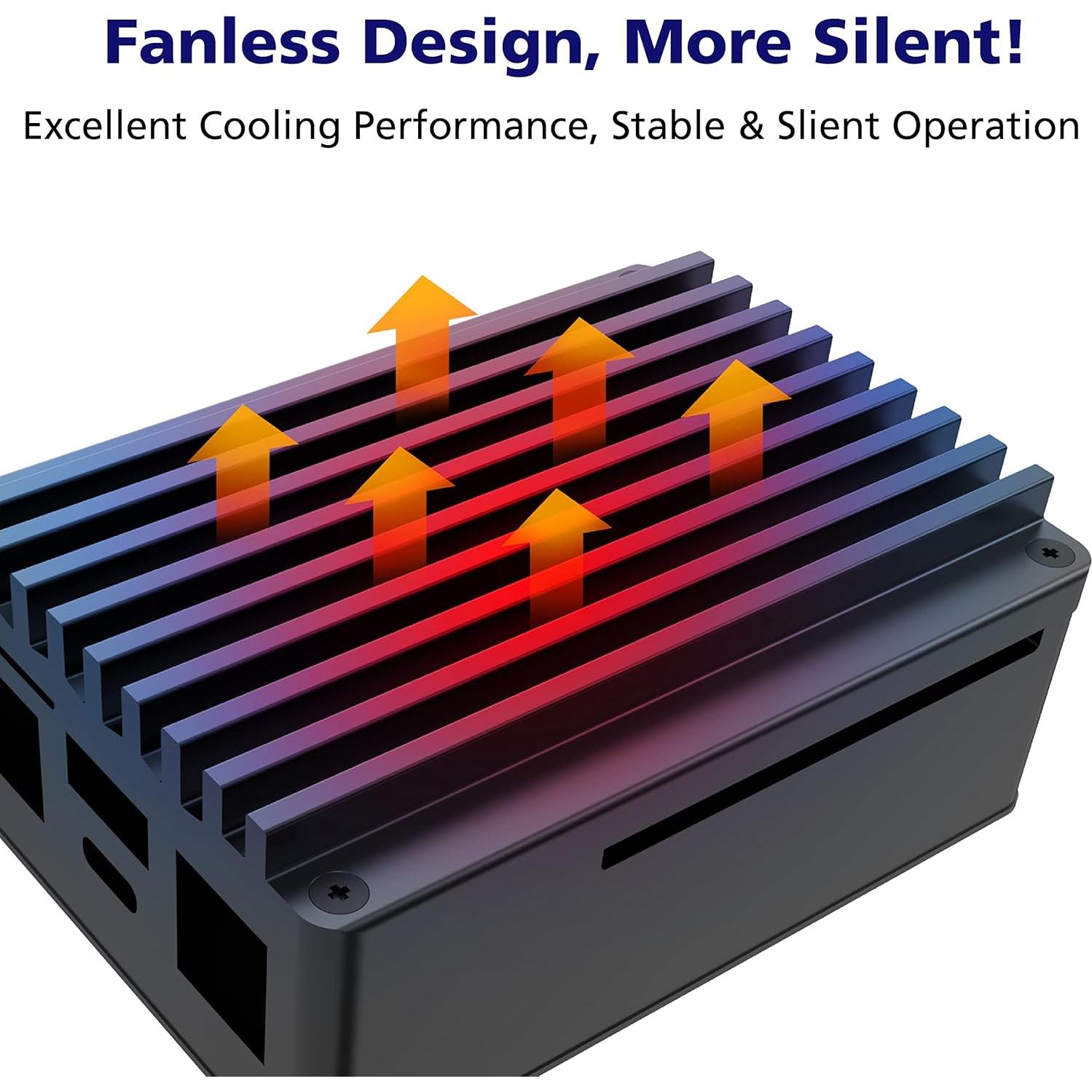 Caja de Aluminio Akasa Skyline Pro para Tinker Board 2/2S