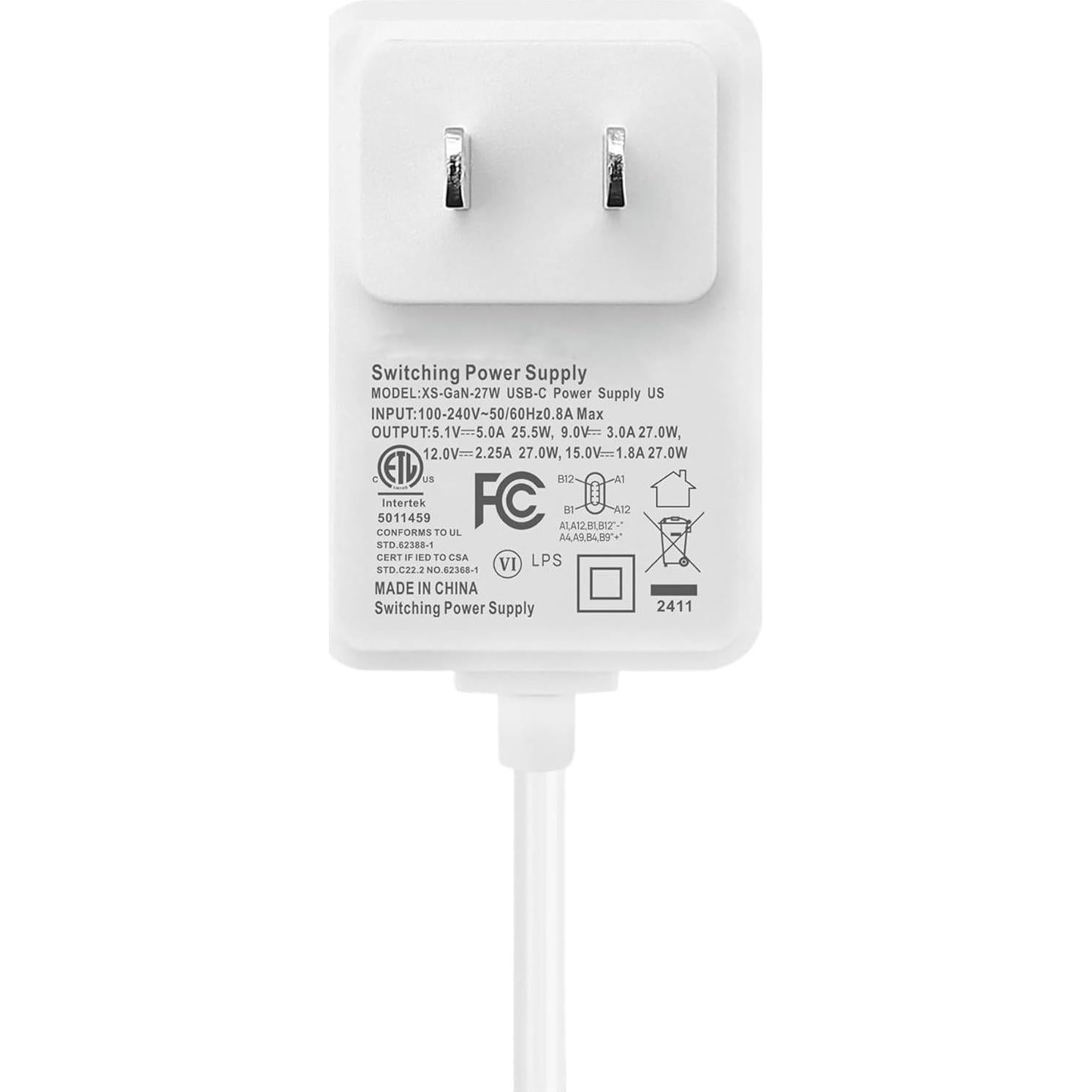 Adaptador de Alimentación USB-C 27W para Raspberry Pi y EERO