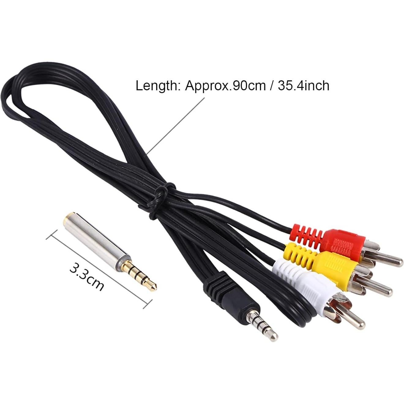 Cable AV Mejorado Fosa para 2 Modelo B+ 68.5cm Audio y Video