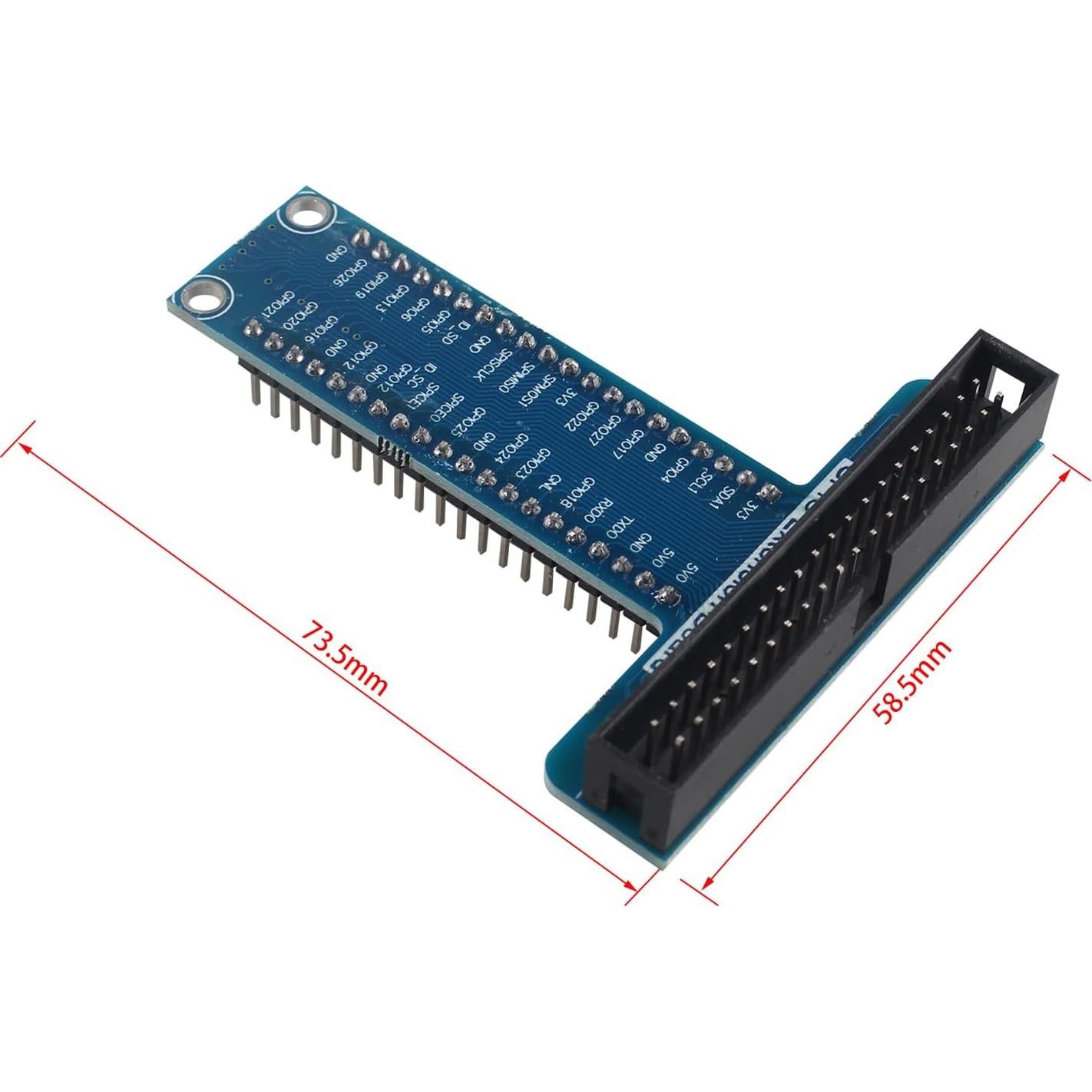 Kit Expansión GPIO ZDE para Raspberry Pi 5 4B 3B+ 3B 2B