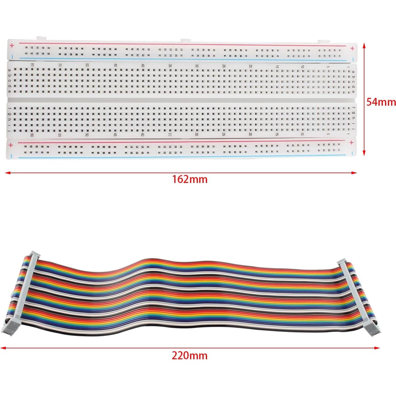 Kit Expansión GPIO ZDE para Raspberry Pi 5 4B 3B+ 3B 2B