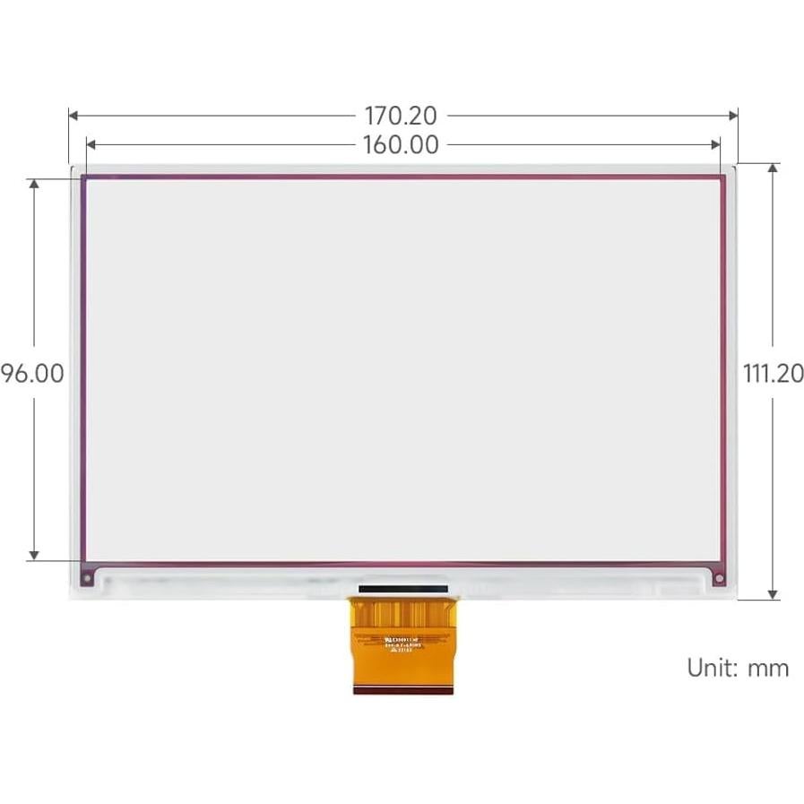 Módulo Pantalla E-Paper 7.3" Unistorm ACeP 800x480 SPI