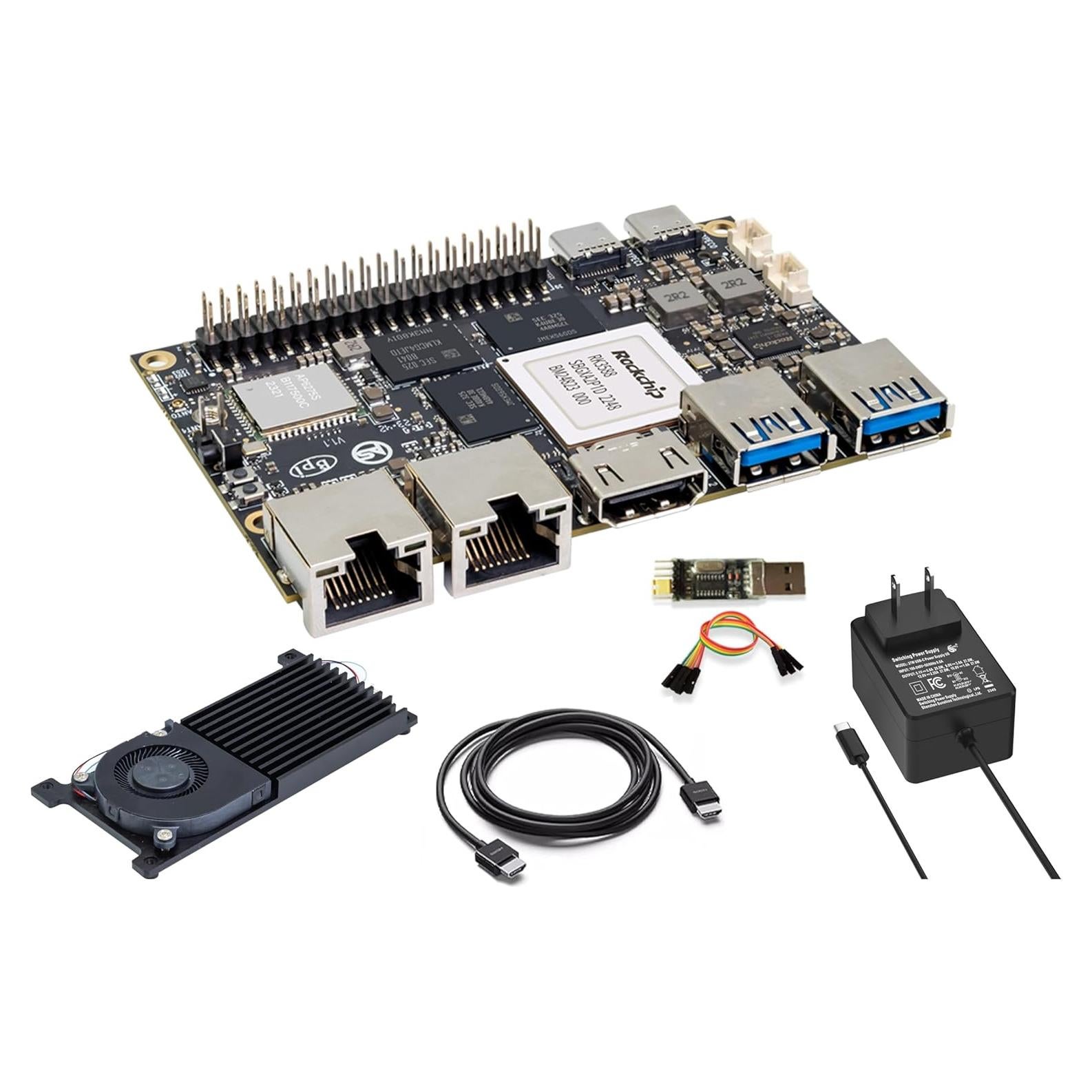 Banana Pi BPI-M7 LPDDR4x 16GB Computadora Placa Única