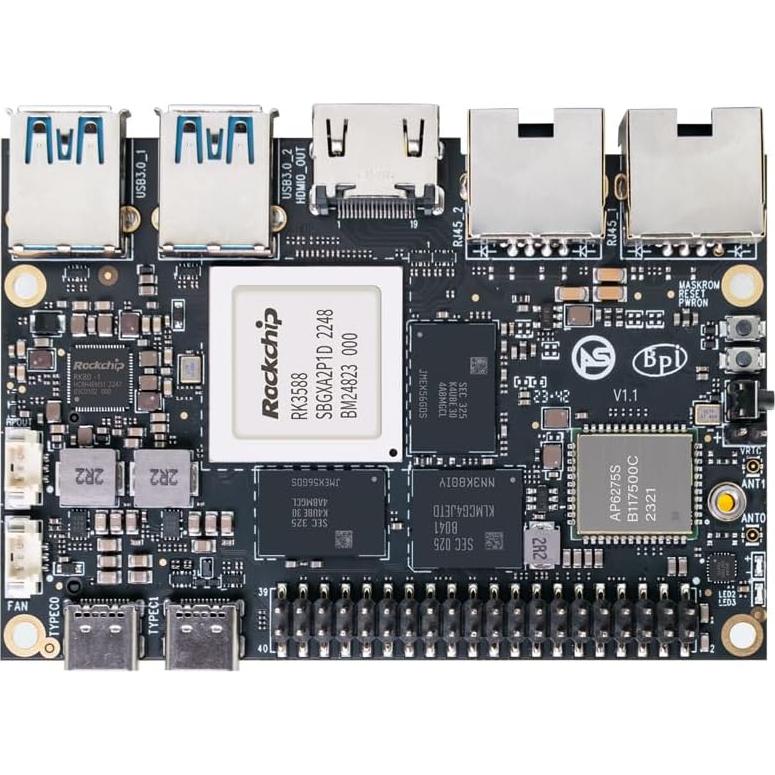 Banana Pi BPI-M7 LPDDR4x 16GB Computadora Placa Única