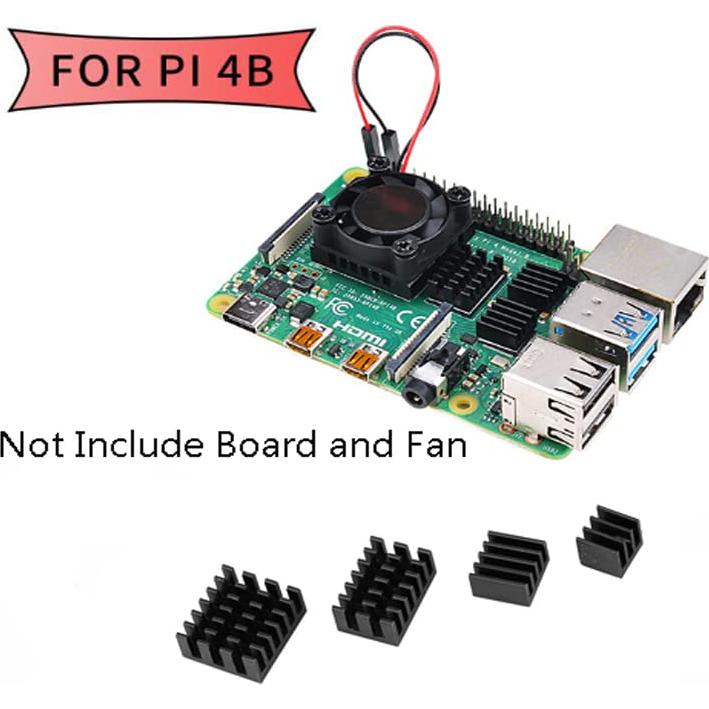 Kit de Disipadores de Calor SaiDian para Raspberry Pi 2/3/4