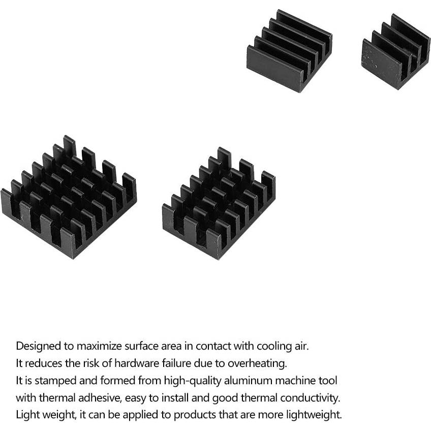 Kit de Disipadores de Calor SaiDian para Raspberry Pi 2/3/4