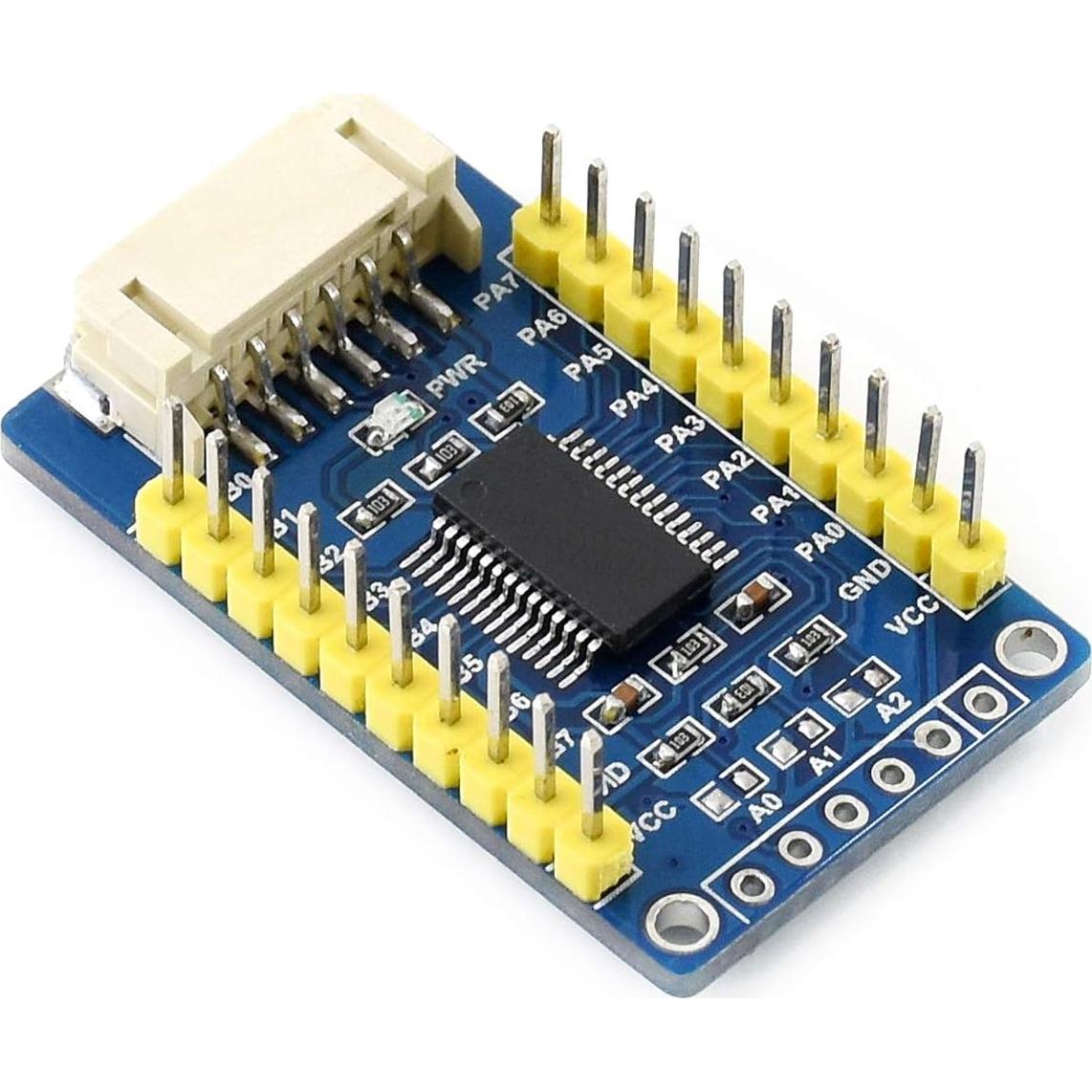 Placa de Expansión IO MCP23017 Waveshare I2C 16 Pines I/O 5V/3.3V