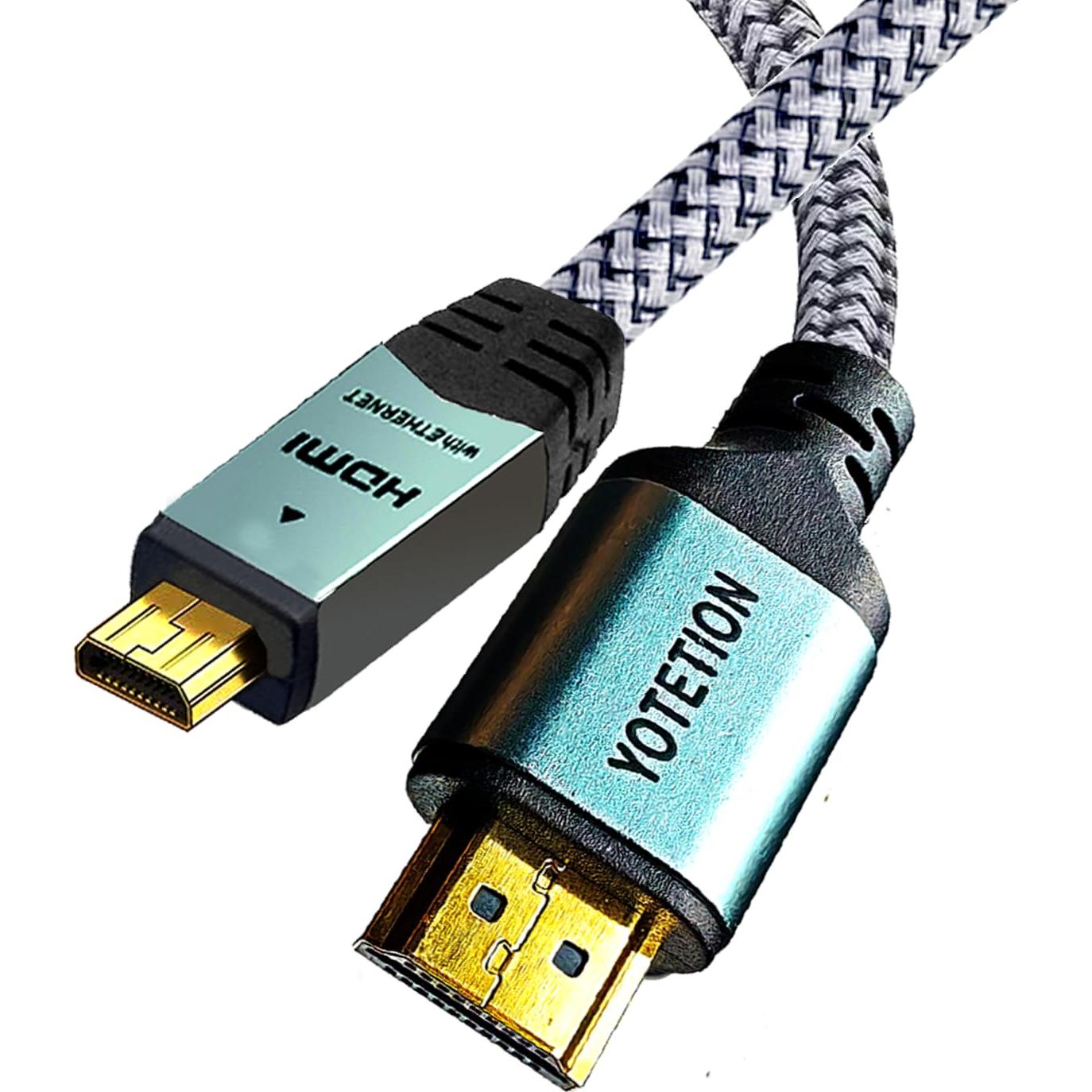 Cable Micro HDMI a HDMI 9.14m LJ 4K Ultra HD 60Hz Compatible
