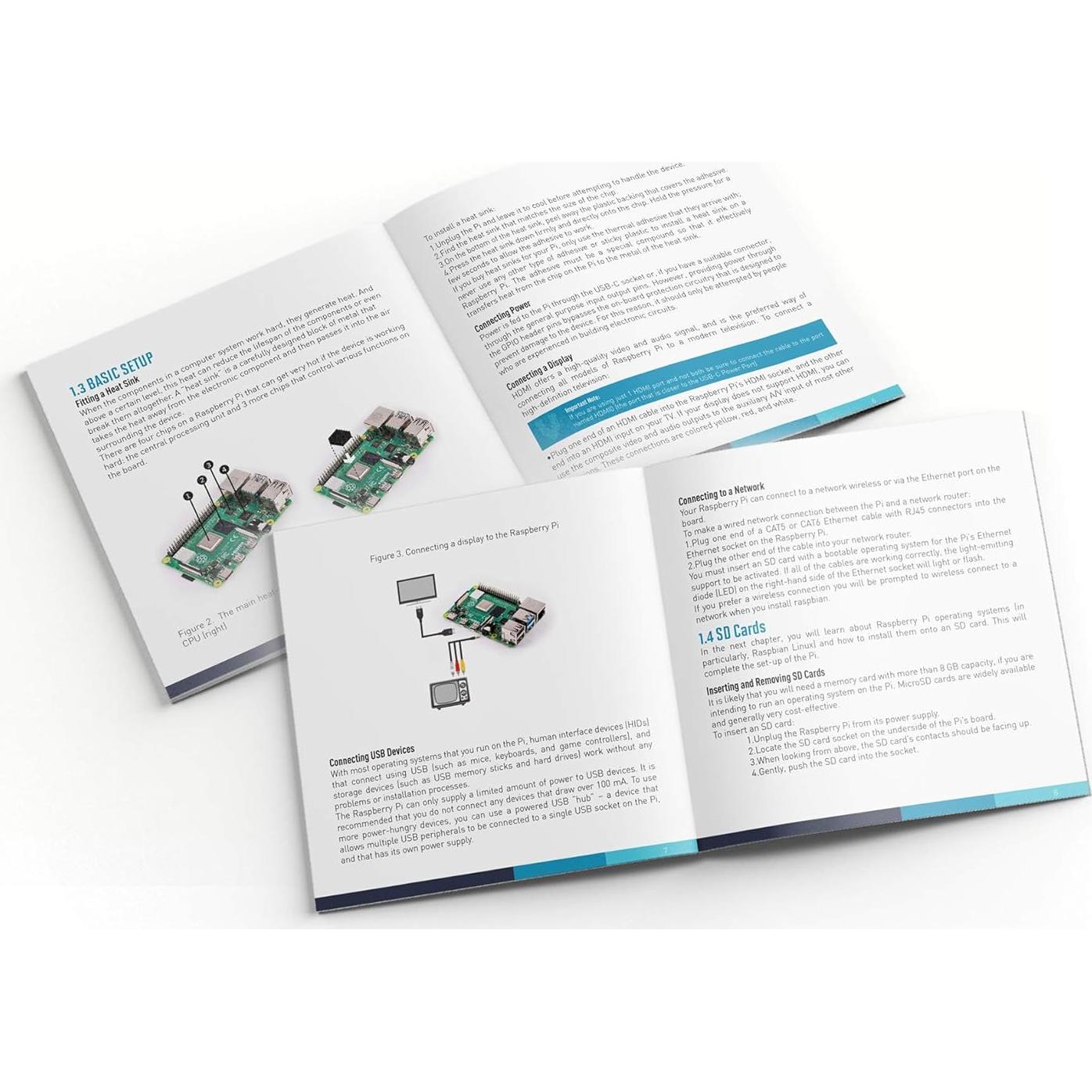 Kit de Juegos Retro Vilros Raspberry Pi 4 4GB con 2 Controladores USB