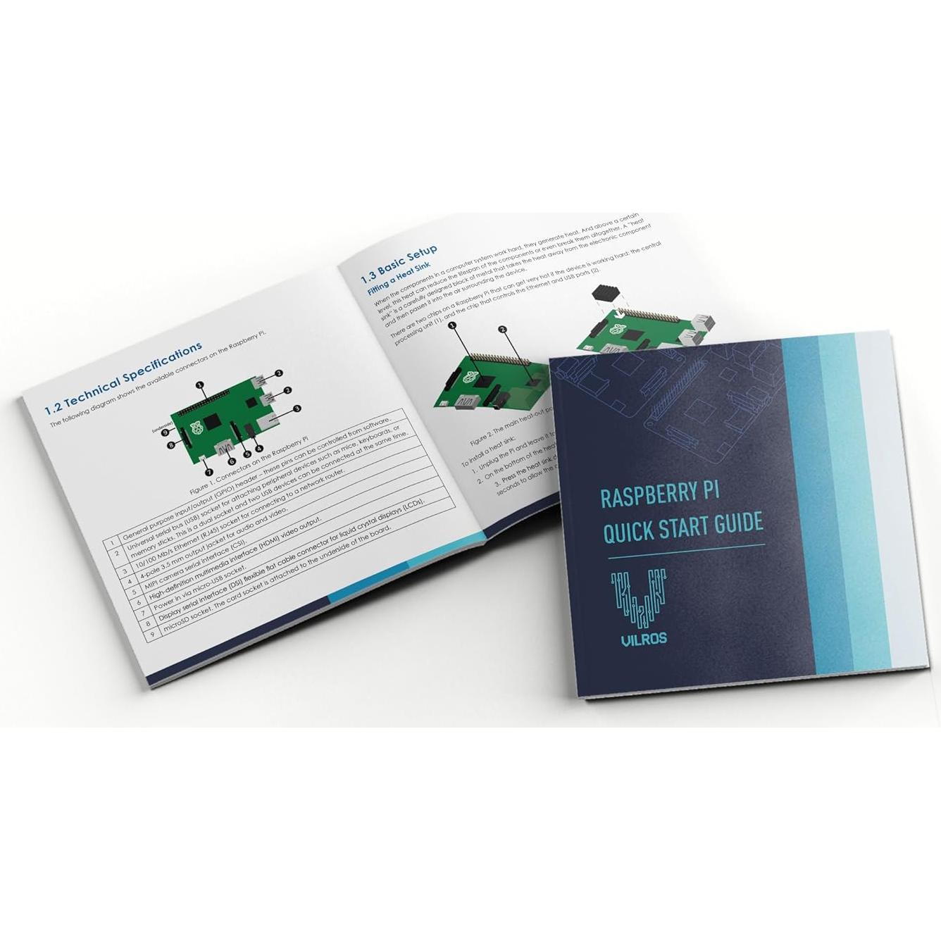 Kit Vilros Raspberry Pi 3 B+ con caja, fuente y disipadores