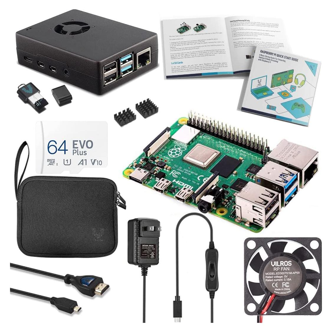 Kit Completo Raspberry Pi 4 Vilros 8GB con Caja Refrigerada