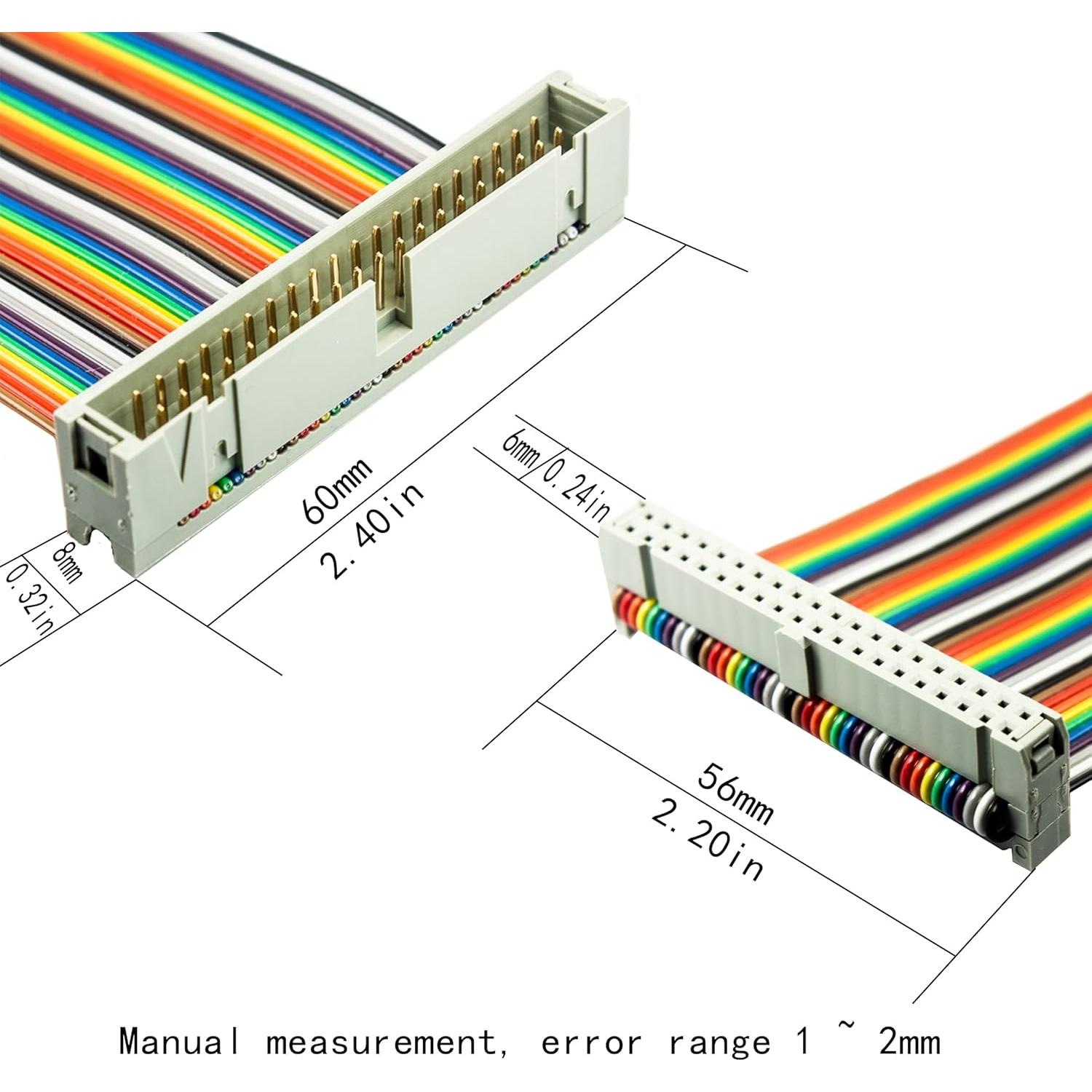 Conector de Cable de Cinta 2x20 40P IDC Jujinglobal 20.32 cm