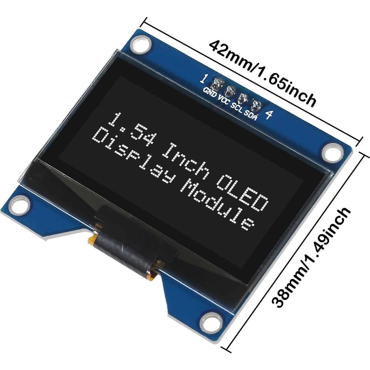 Módulo Pantalla OLED 1.54" Coliao 128x64 I2C SSD1309 2pcs