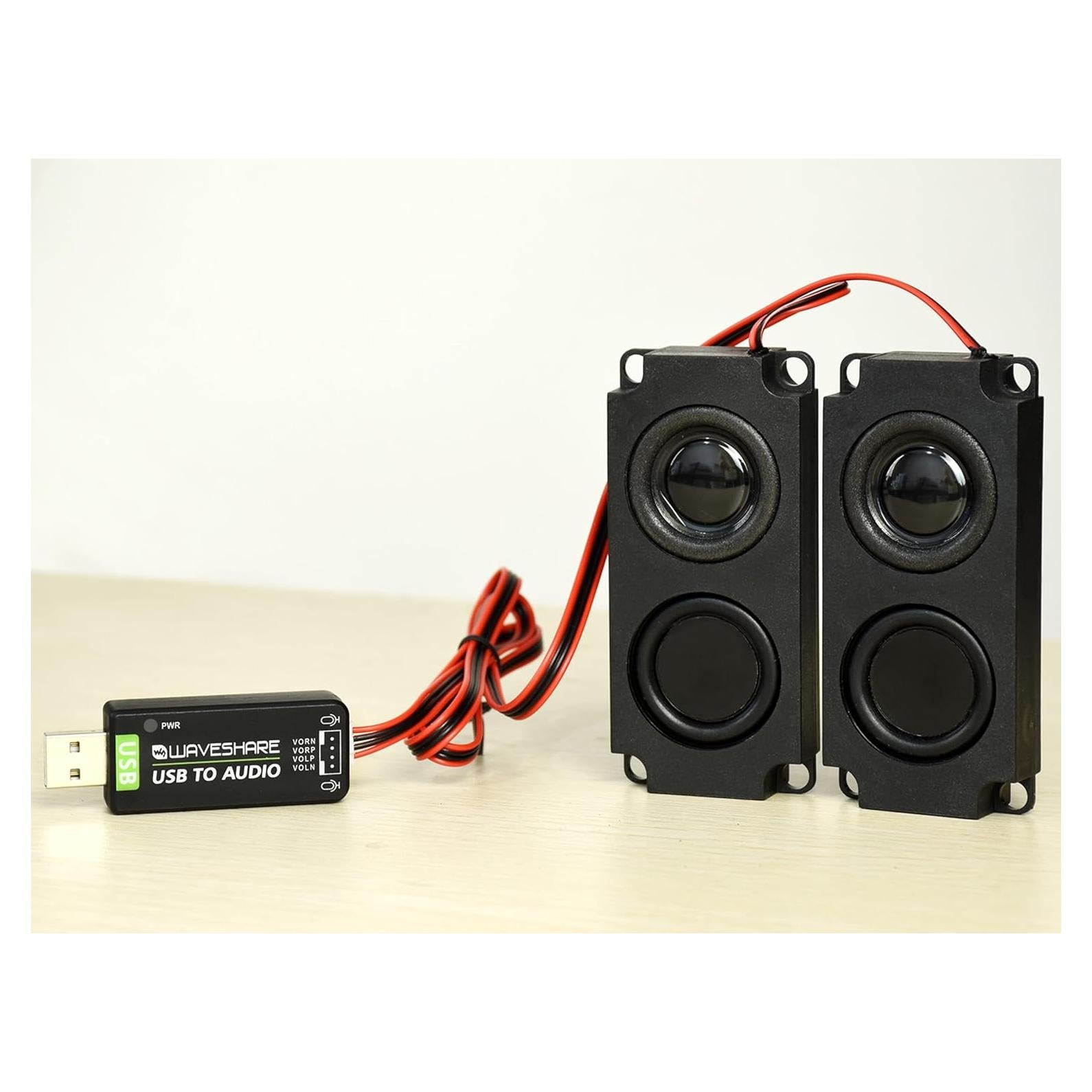 Módulo de Audio USB UeeKKoo con Altavoz 8Ω 5W, Compatible Raspberry Pi