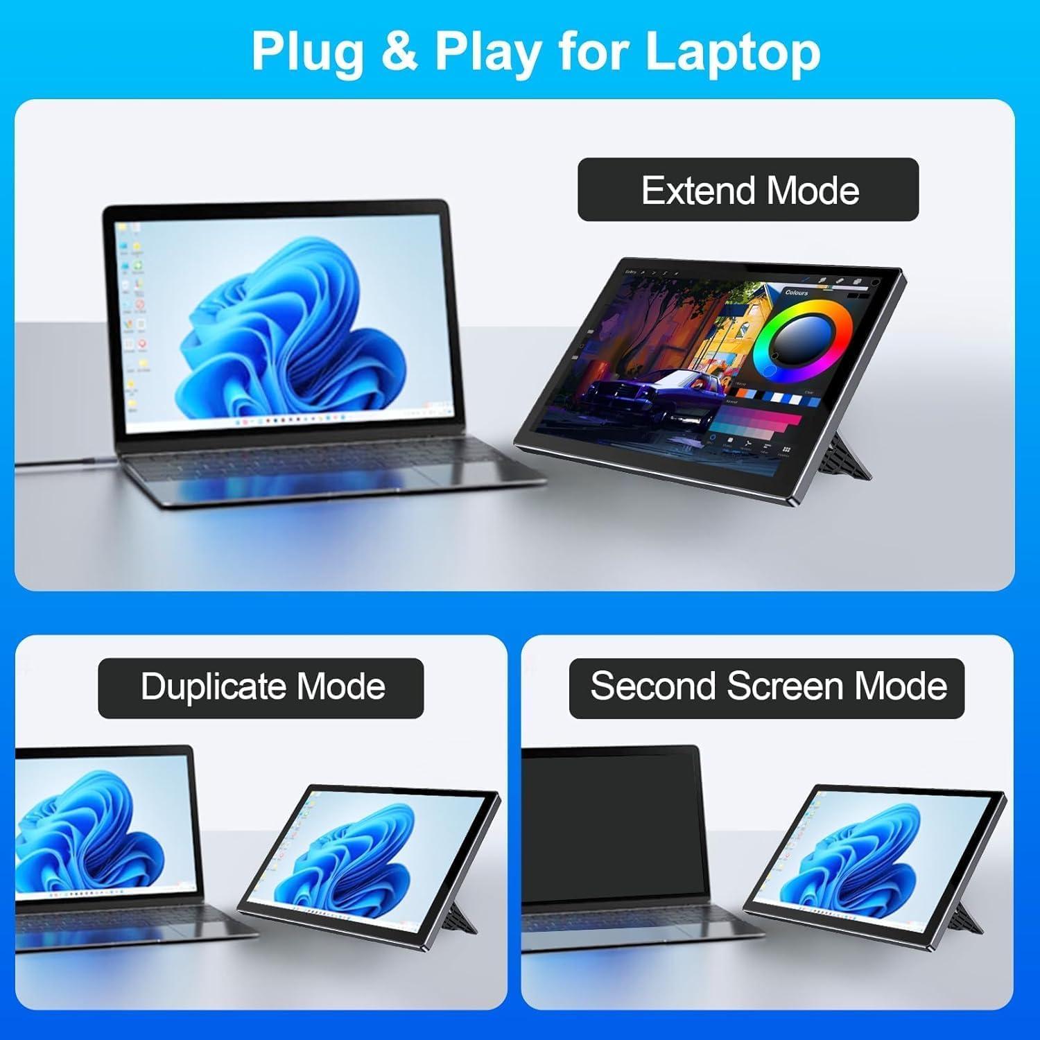 Monitor táctil portátil 10.1" IPS 1280x800 HDMI Gallagher