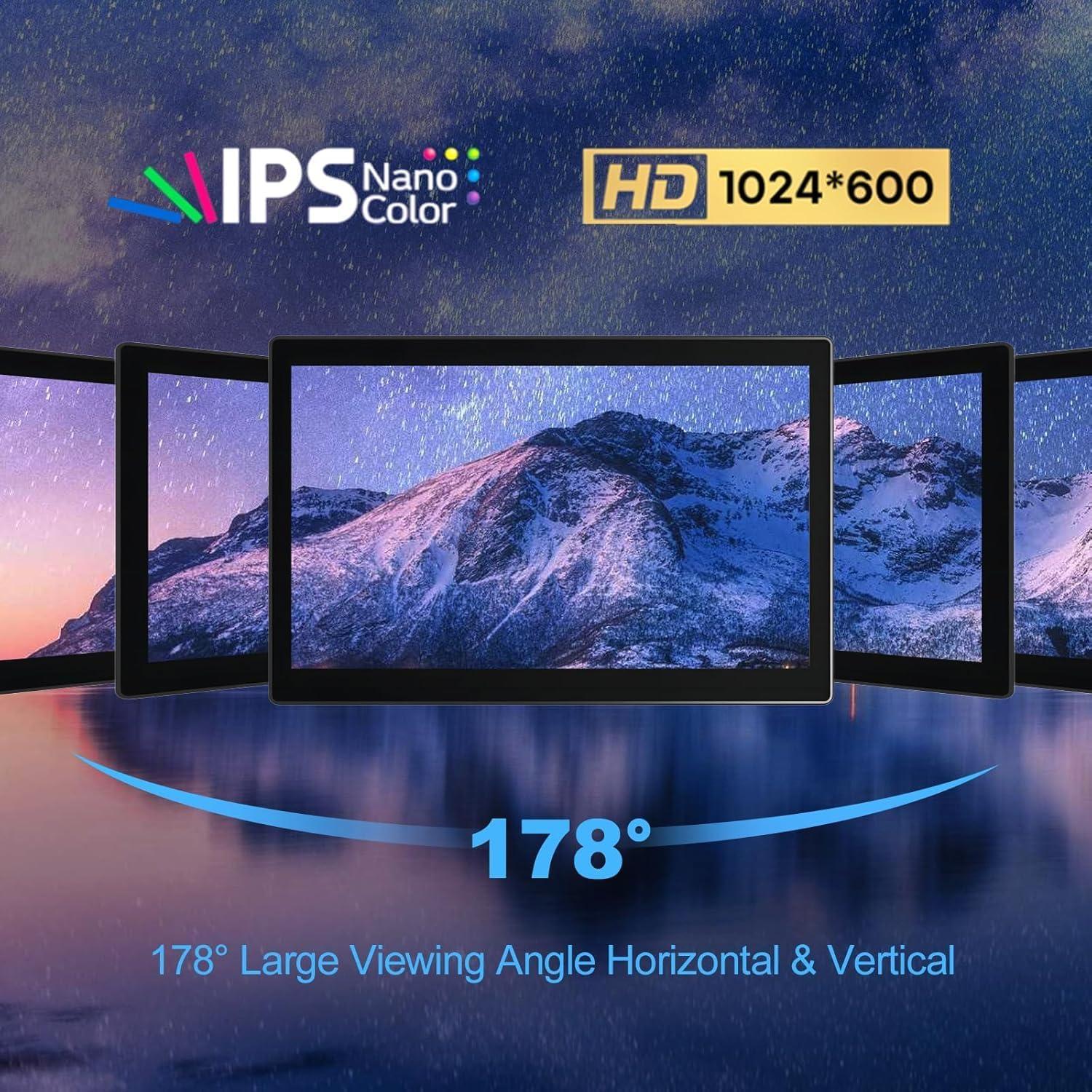 Pantalla Táctil 7" IPS 1024x600 para Raspberry Pi y Jetson Nano