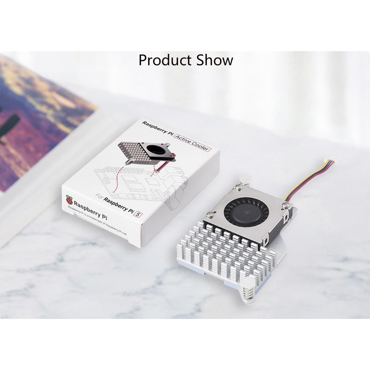 Enfriador Activo UeeKKoo para Raspberry Pi 5 con Ventilador