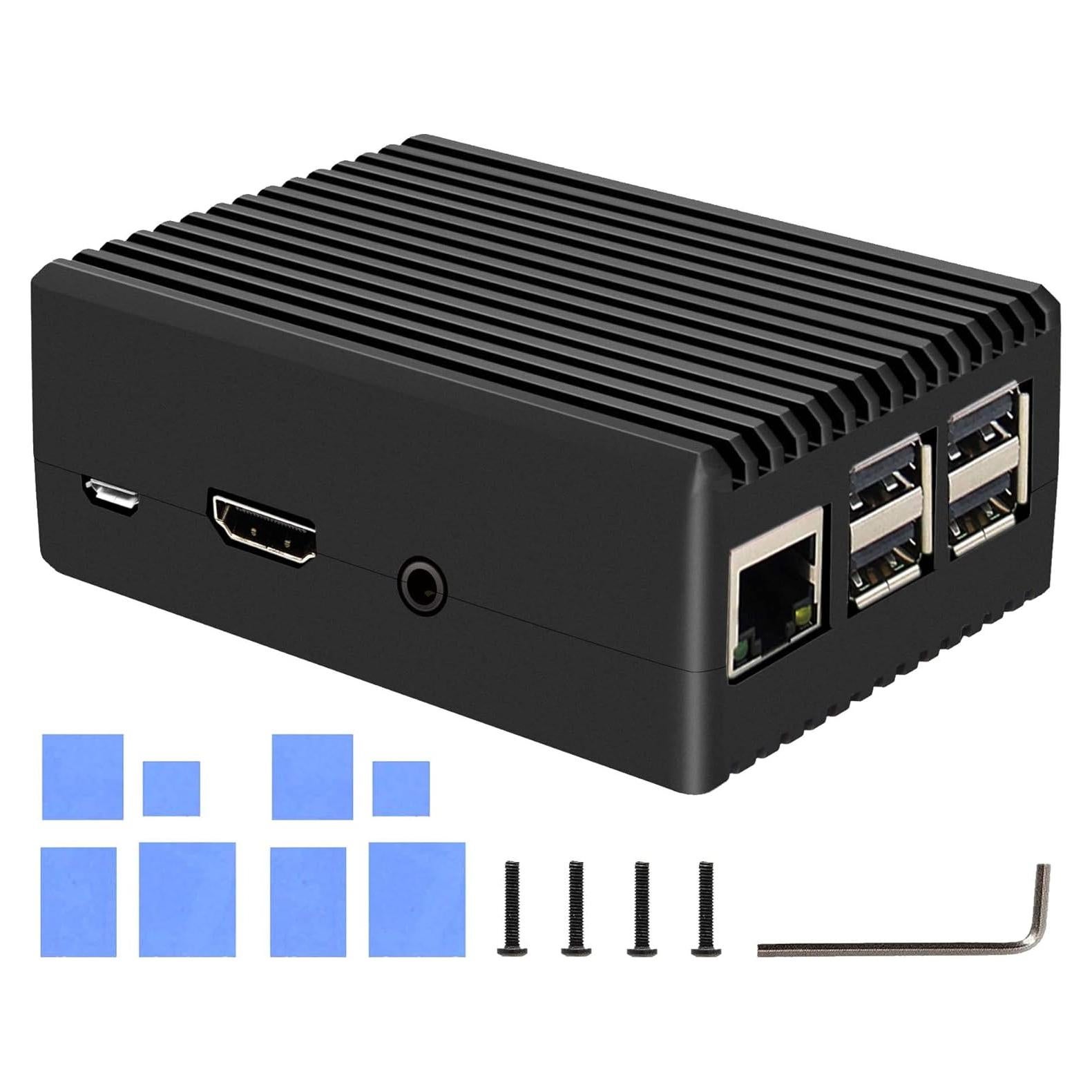 Caja de Aluminio Geekworm para Raspberry Pi 3 B+/3B - Enfriamiento Pasivo