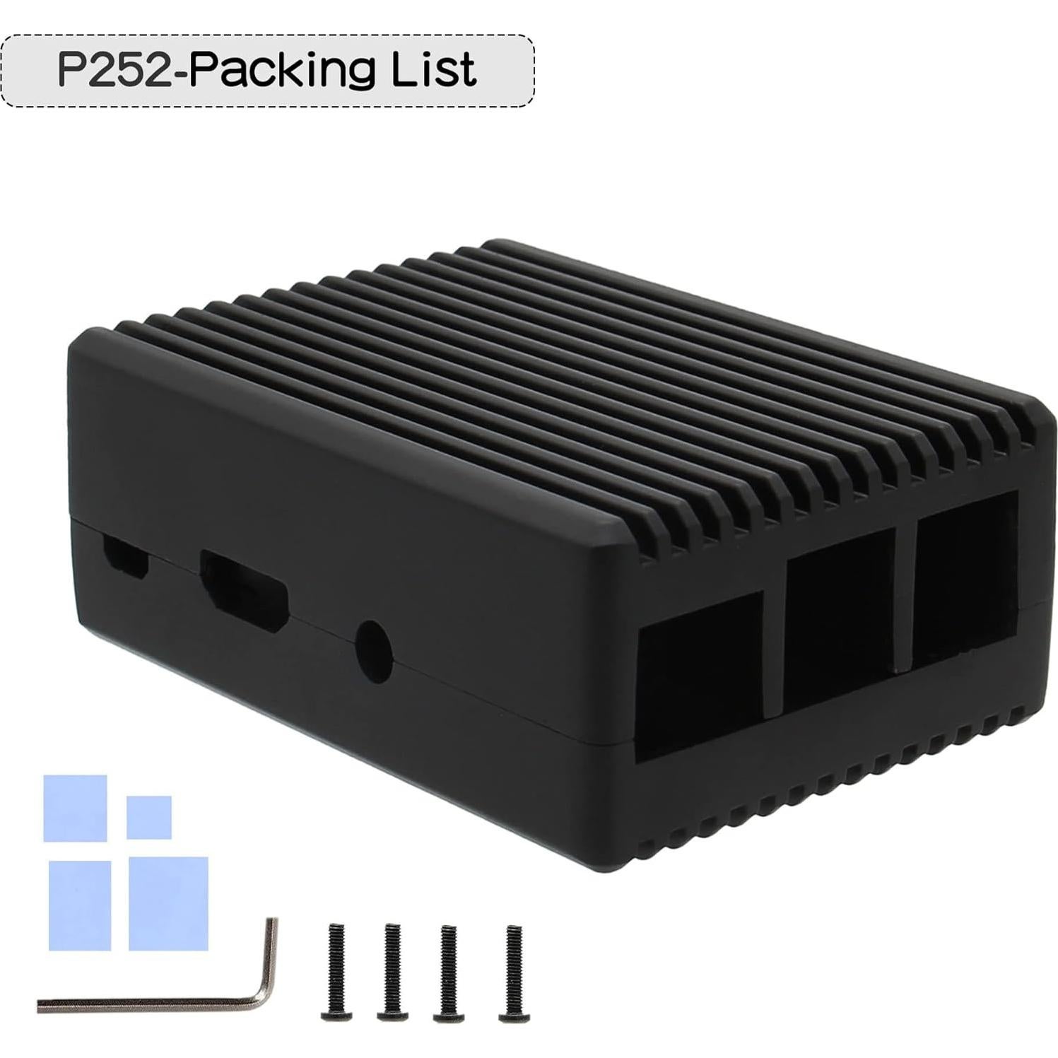 Caja de Aluminio Geekworm para Raspberry Pi 3 B+/3B - Enfriamiento Pasivo